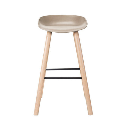 Icon Bar Stool with Metal Leg