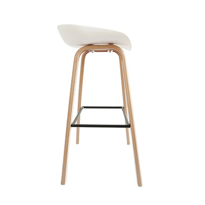 Icon Bar Stool with Metal Leg